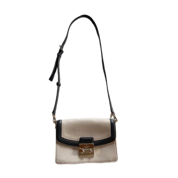 kate spade Handbags - KATE SPADE Snakeskin Crossbody Bag Cream Off White